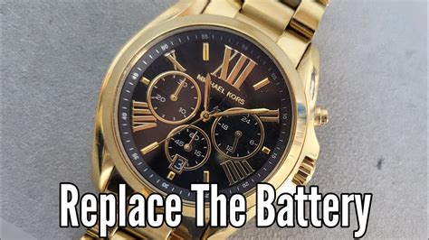 how to replace michael kors watch battery|michael kors watch battery list.